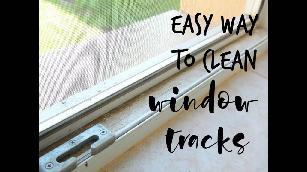 Clean Window Sills And Window Tracks