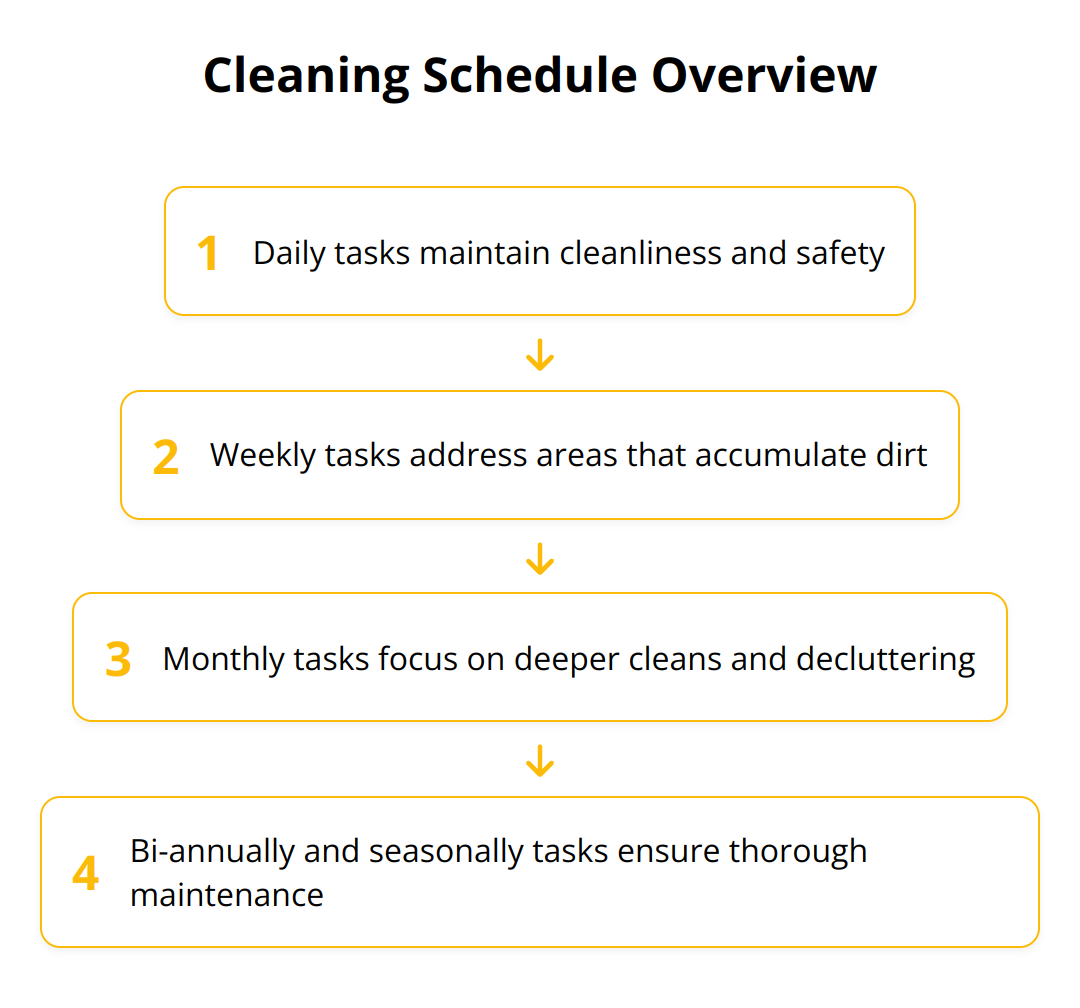 Flow Chart - Cleaning Schedule Overview