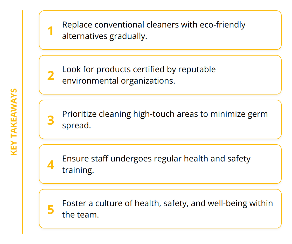 Key Takeaways - How to Ensure Your Alpharetta Cleaning Service Promotes Health