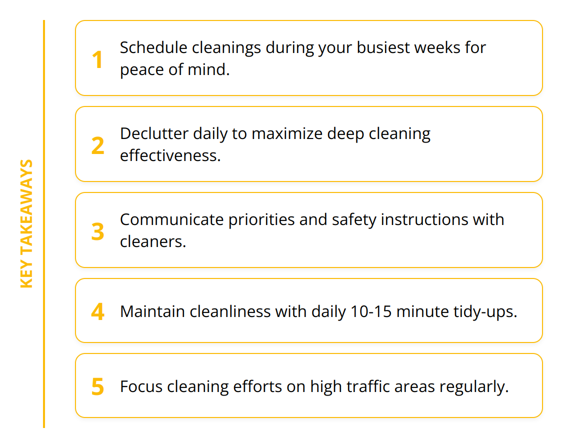 Key Takeaways - Why Opt for Bi-Weekly Cleaning in Seattle