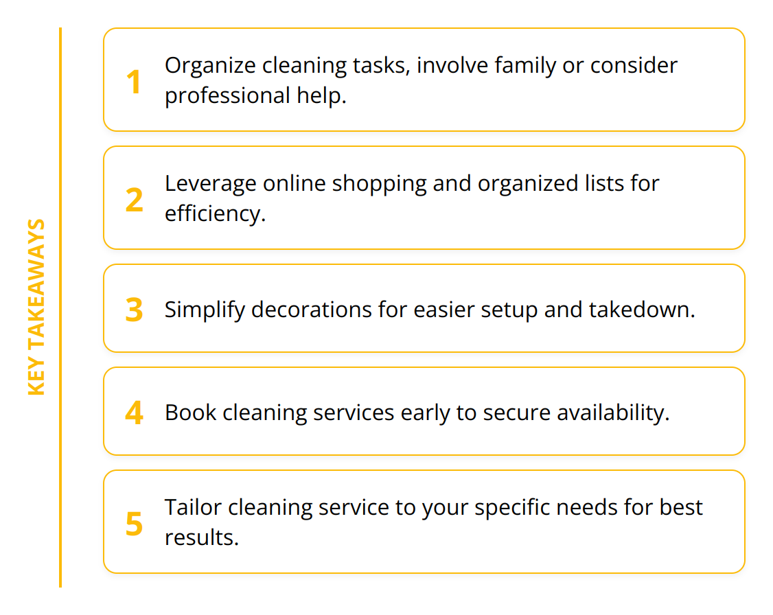 Key Takeaways - Why You Need Holiday Cleaning Help in Seattle