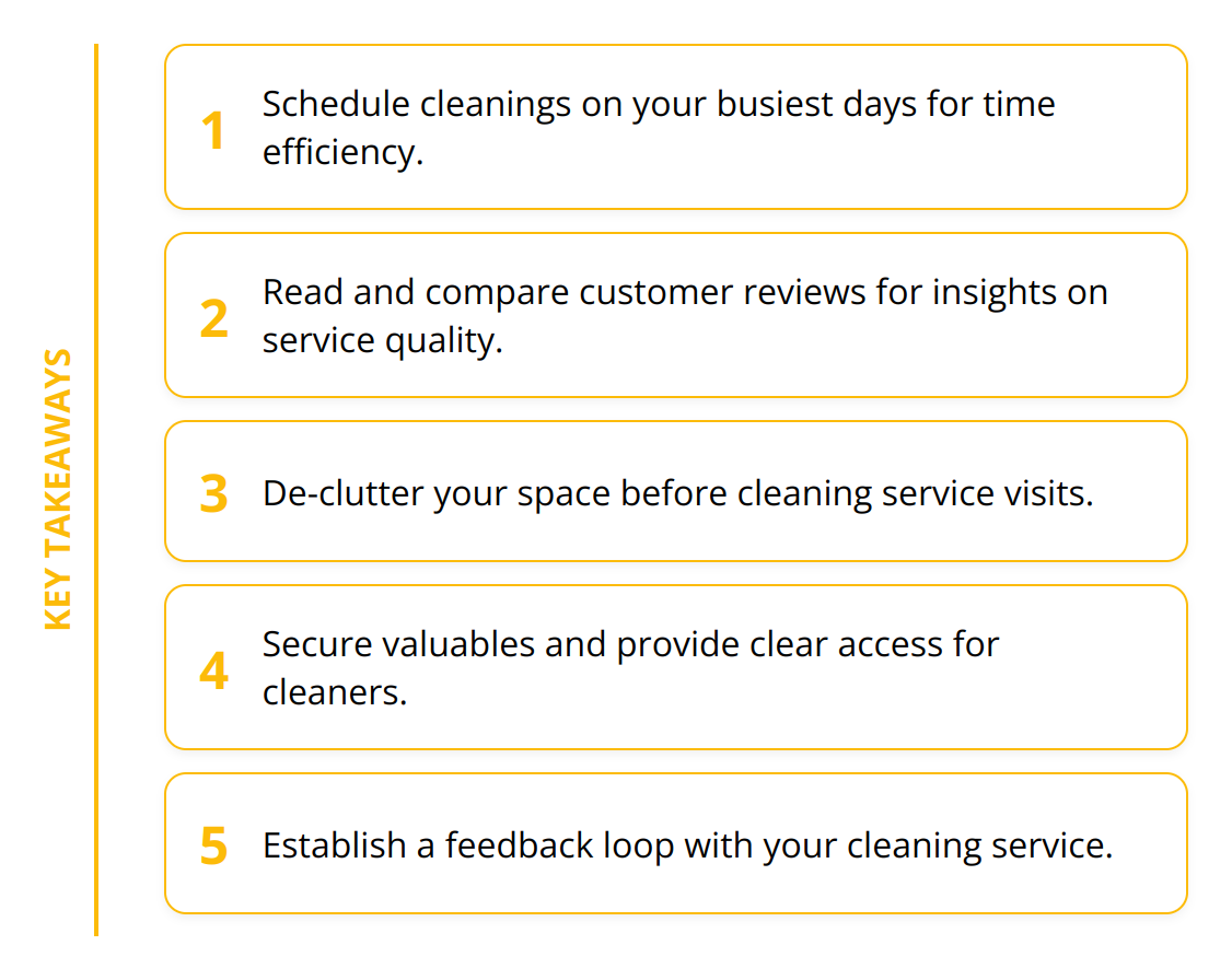 Key Takeaways - Seattle Professional Maid Service: Essential Guide