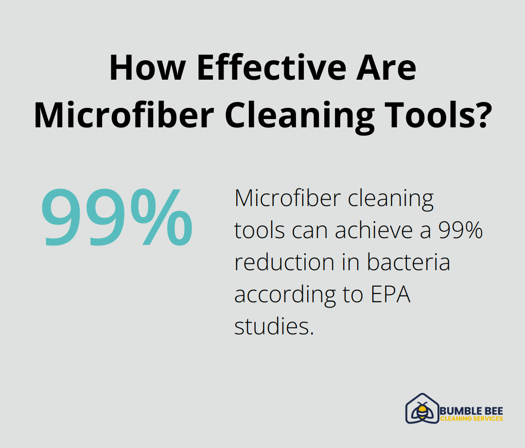Infographic: How Effective Are Microfiber Cleaning Tools? - Post-renovation cleanup