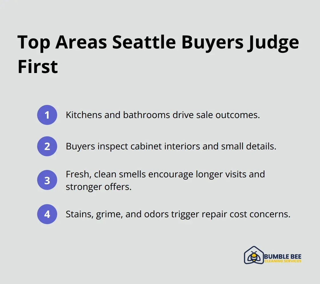 Compact list of buyer focus areas that influence offers - Property value