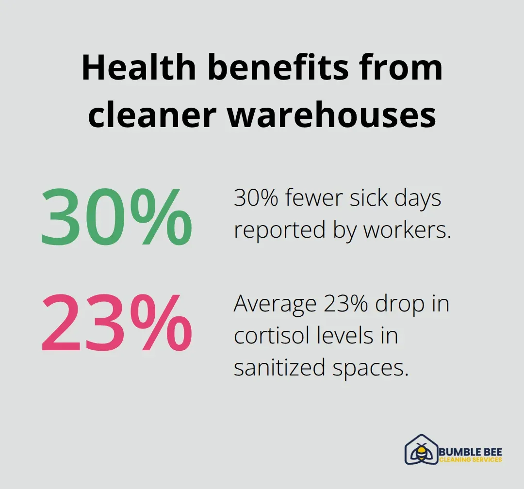 Reported health improvements in professionally cleaned warehouses - Warehouse sanitation