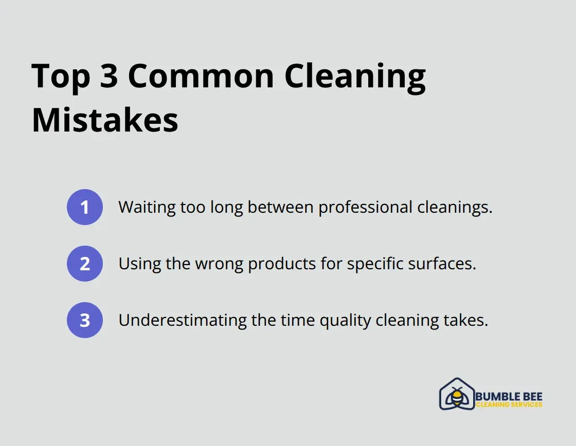 A compact list of the most common cleaning mistakes homeowners make - Local cleaning service Seattle