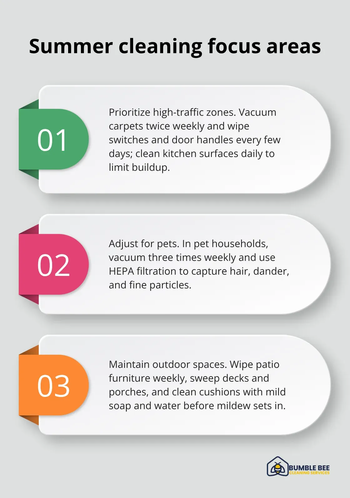 Three priority actions to keep Seattle homes fresh in summer - Seasonal cleaning Seattle homes