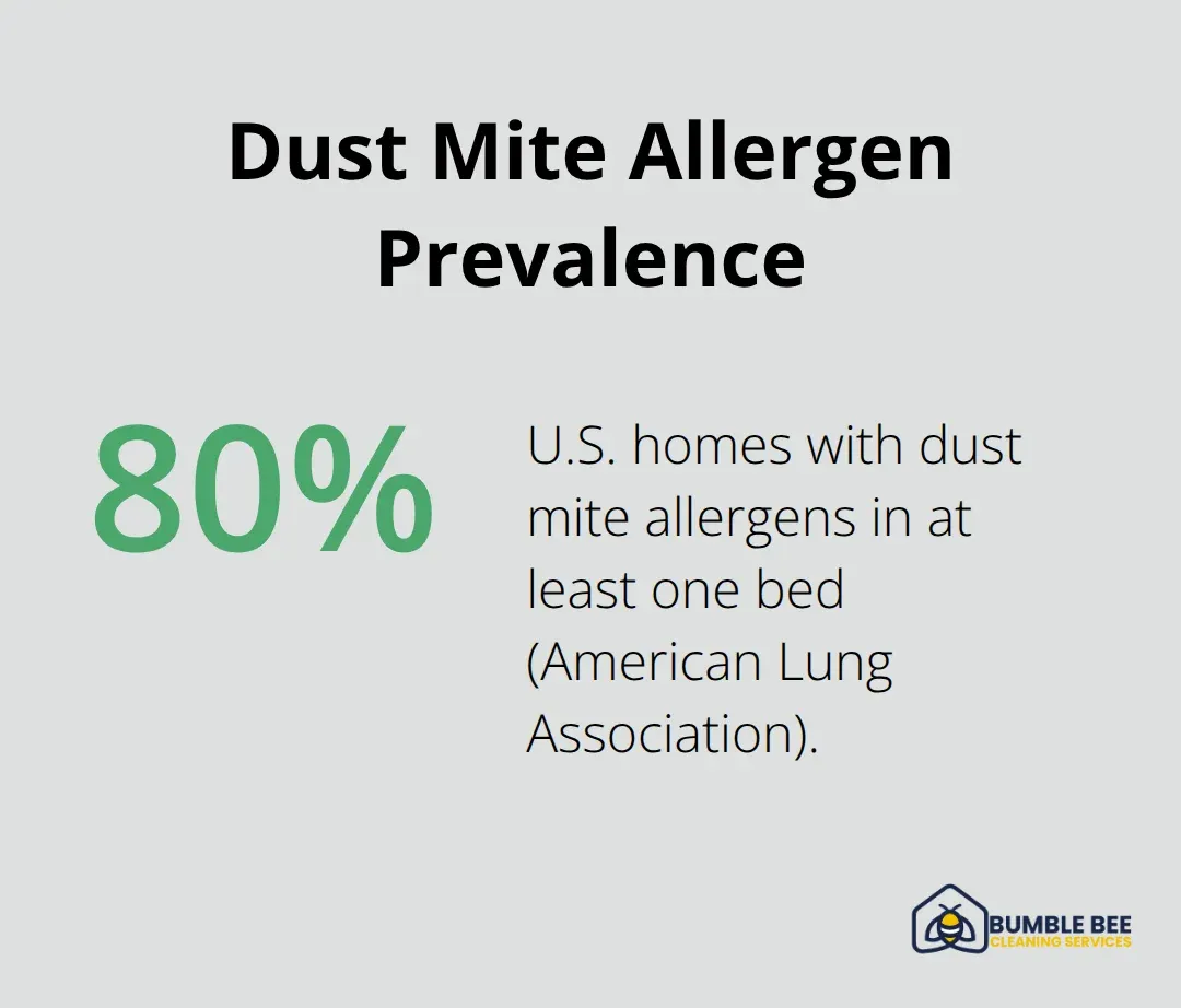Share of U.S. homes with dust mite allergens present